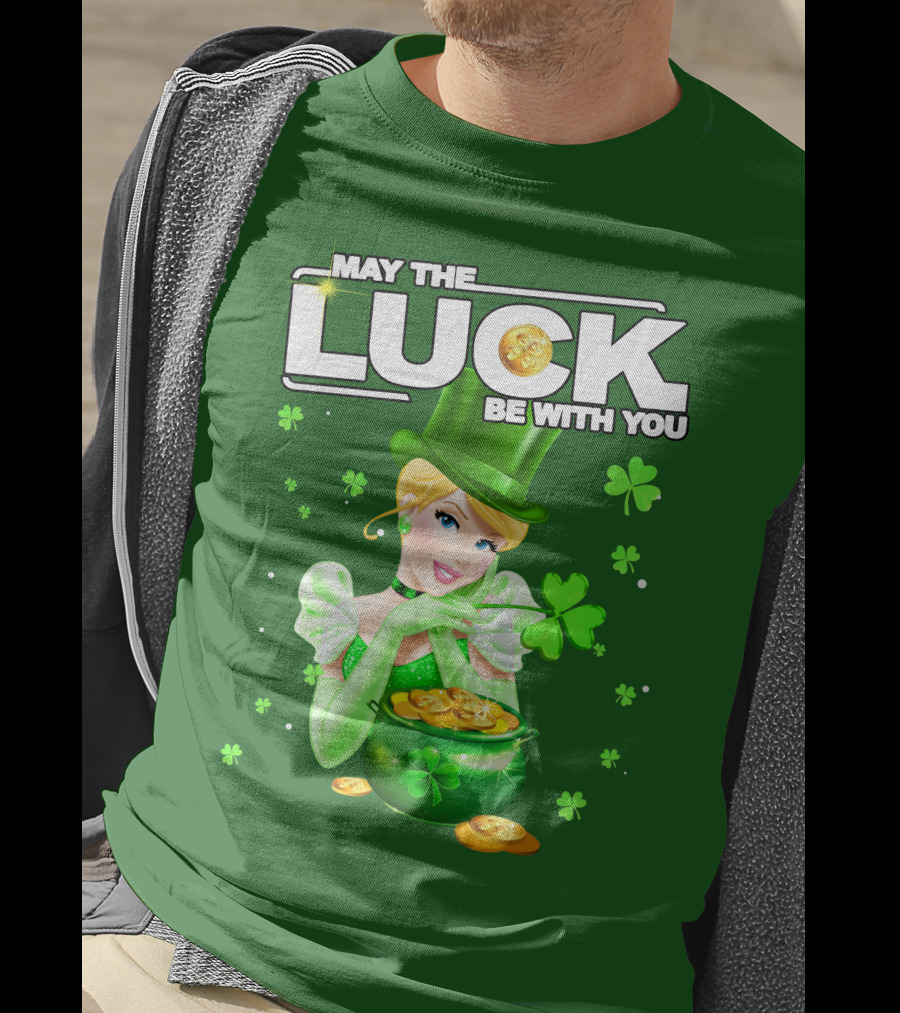 Cinderella May The Luck Be With You St. Patrick's Day T-Shirt