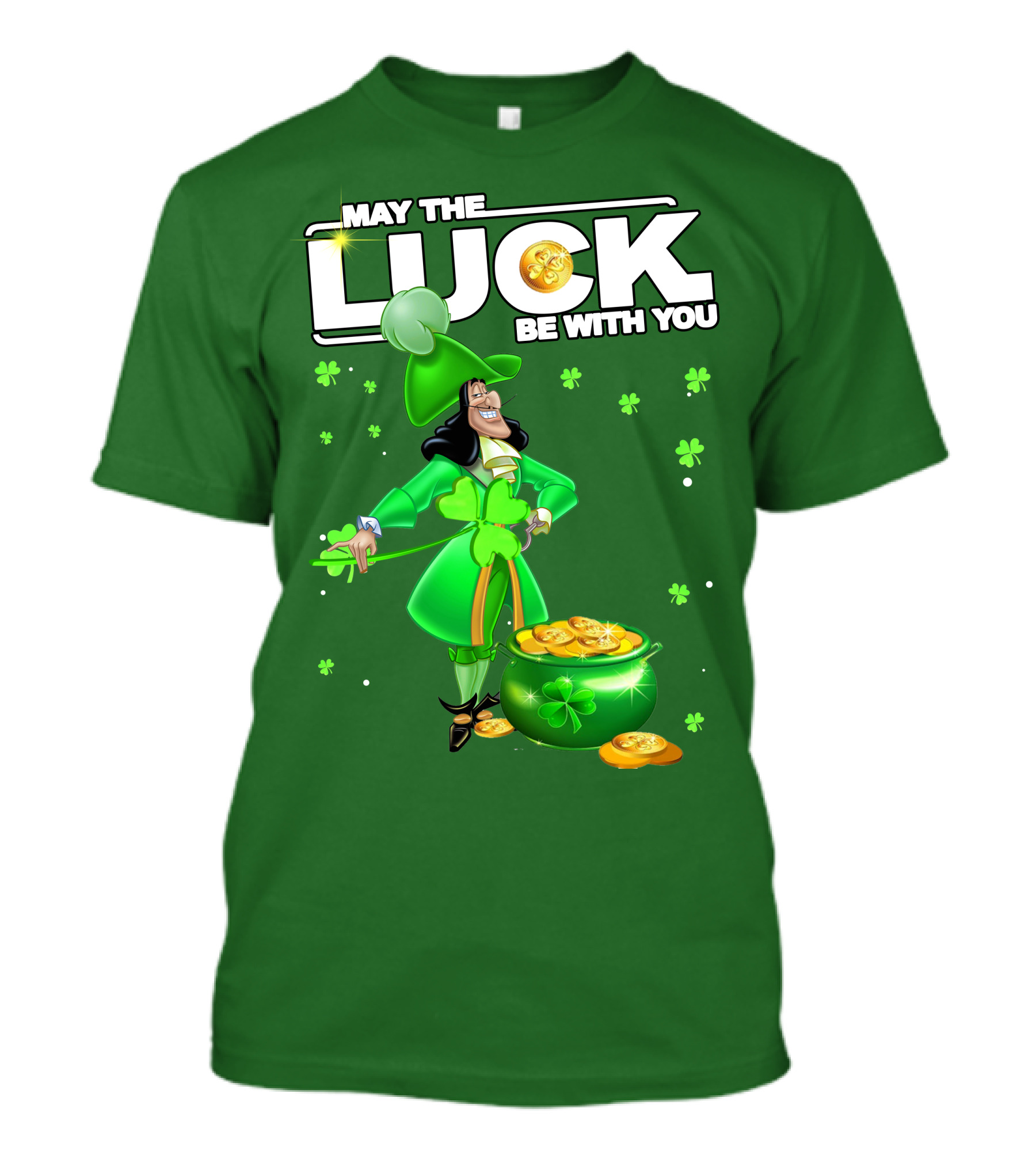 May The Luck Be With You St Patrick's Day Hook T-Shirt