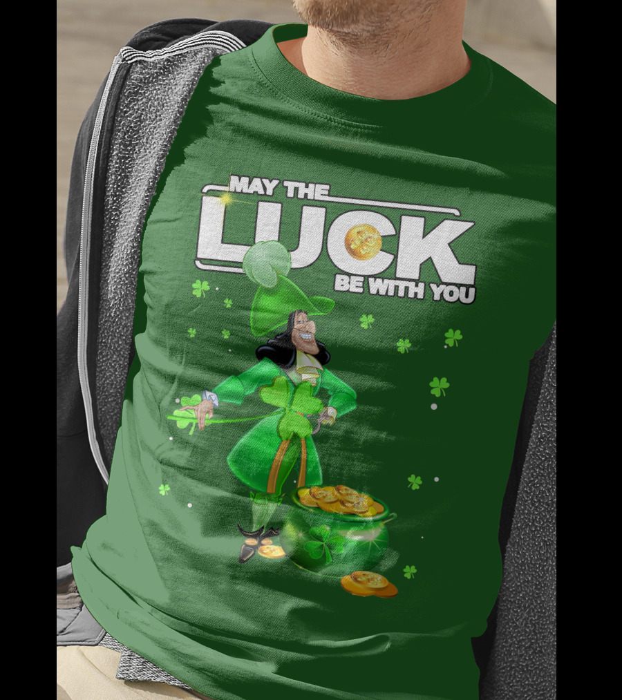 May The Luck Be With You St Patrick's Day Hook T-Shirt