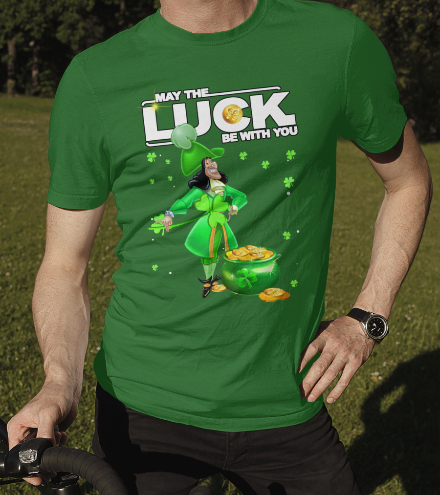 May The Luck Be With You St Patrick's Day Hook T-Shirt