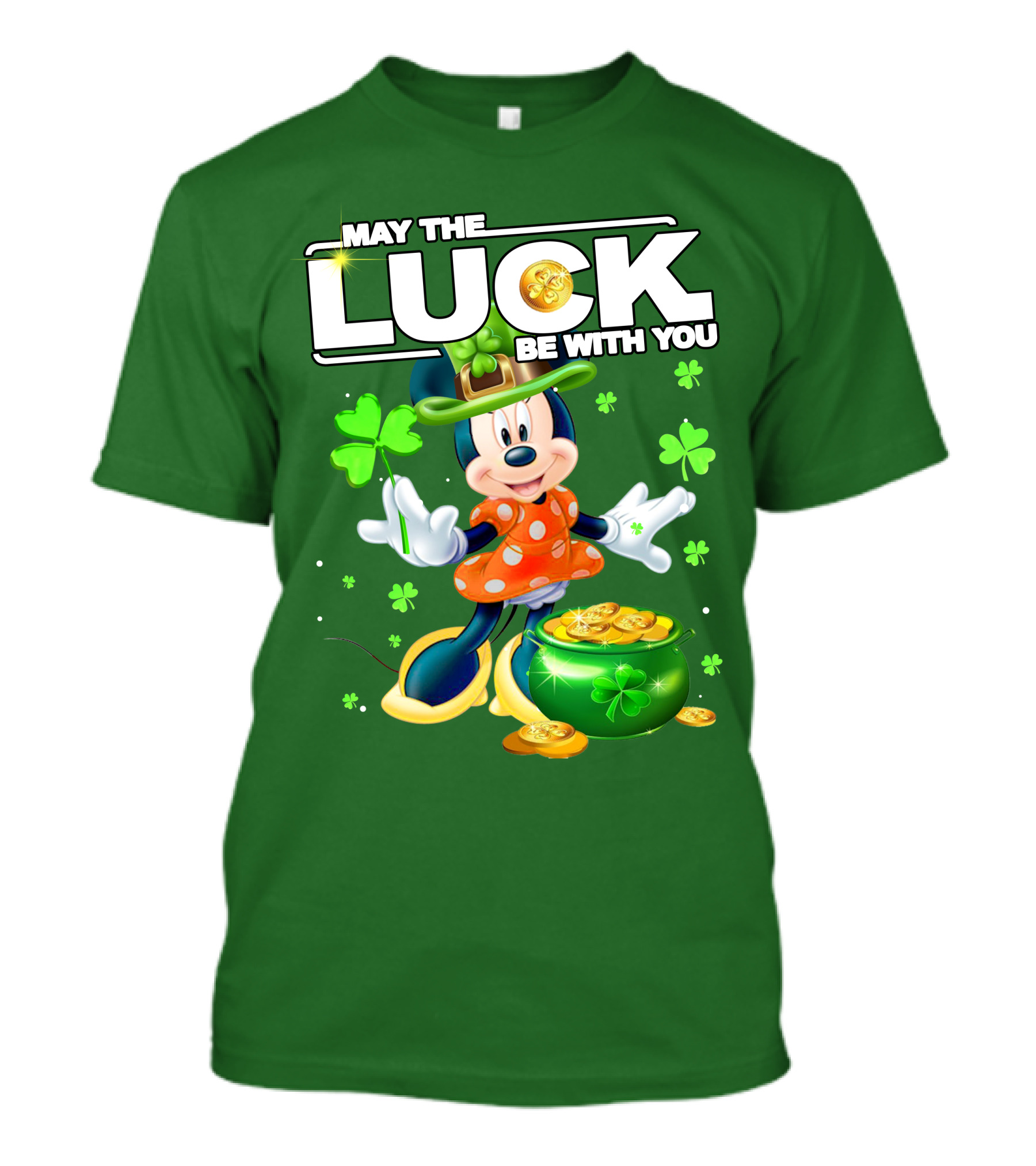 Minnie May The Luck Be With You St Patrick's Day T-Shirt