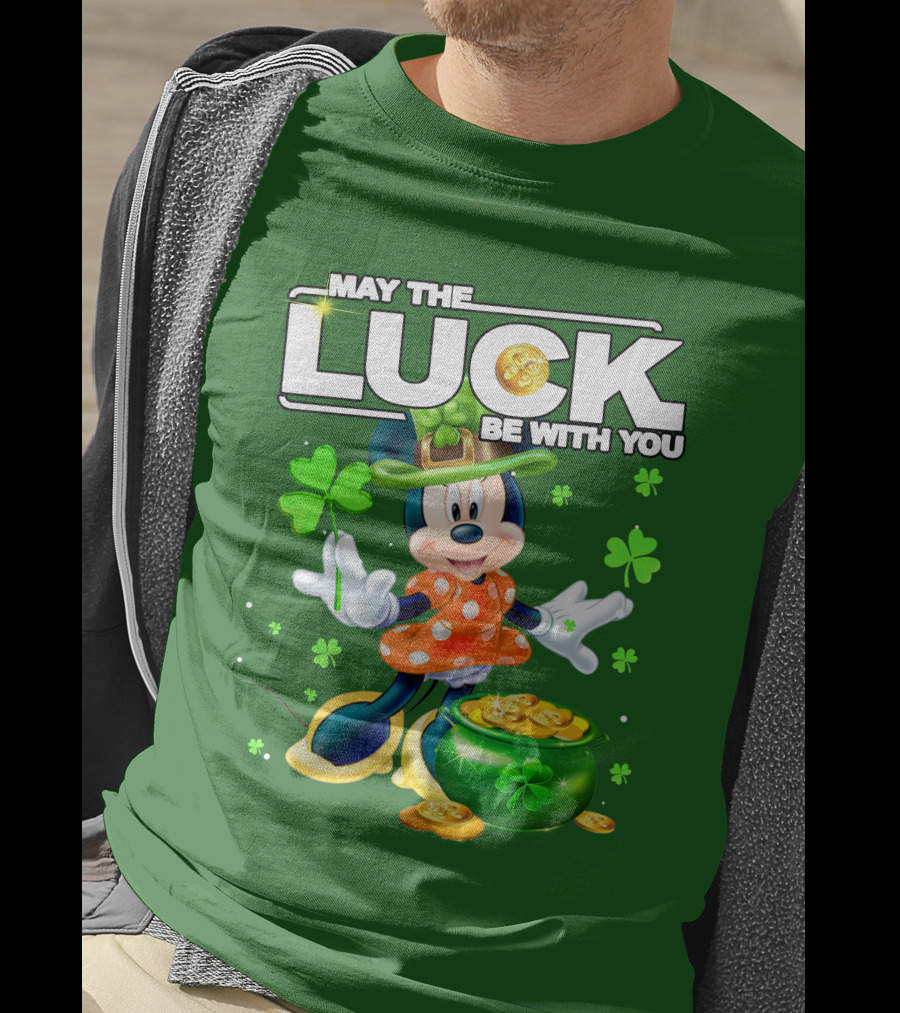 Minnie May The Luck Be With You St Patrick's Day T-Shirt