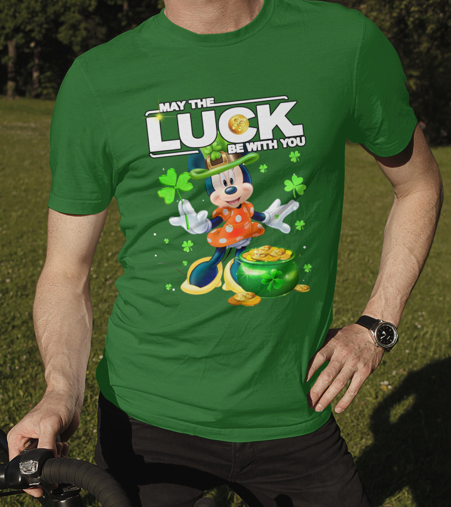 Minnie May The Luck Be With You St Patrick's Day T-Shirt