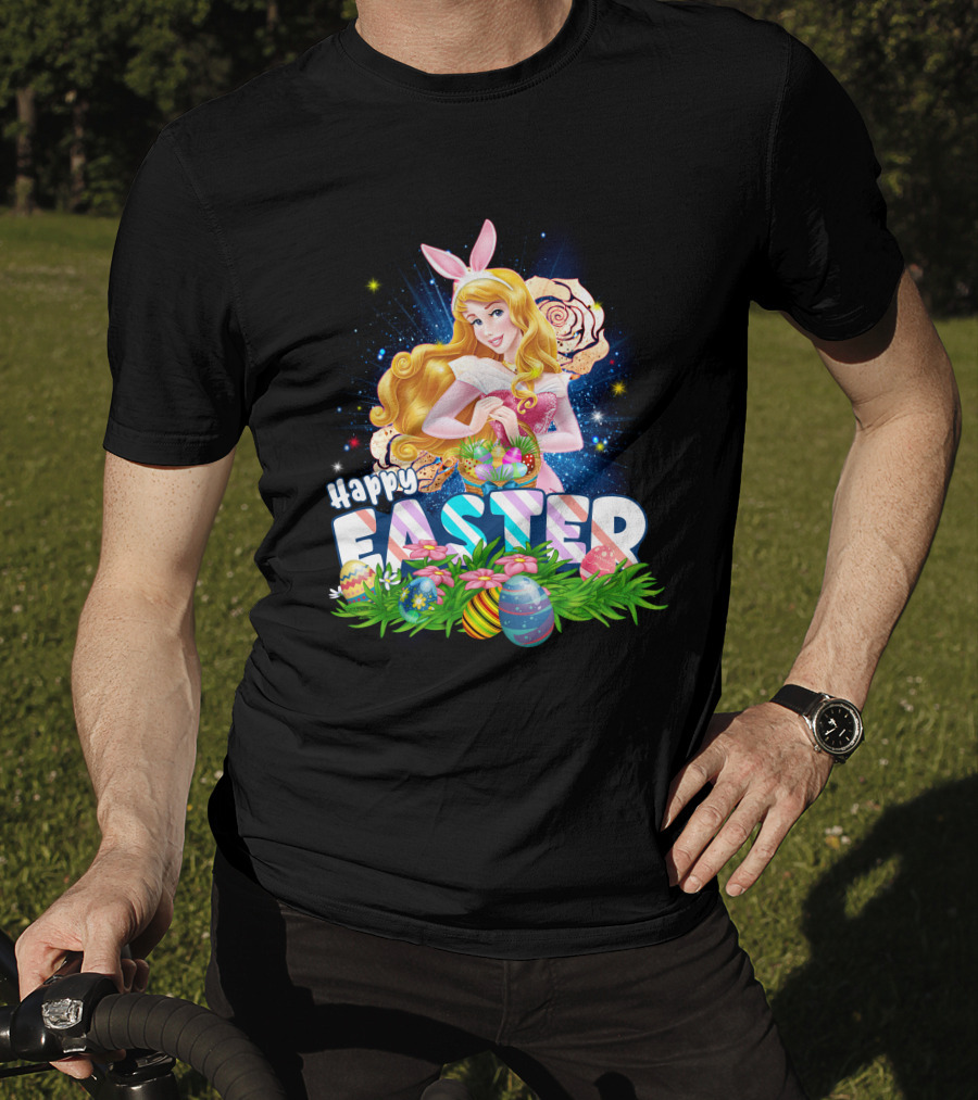 Aurora Happy Easter Bunny Ears Egg Hunt T-Shirt