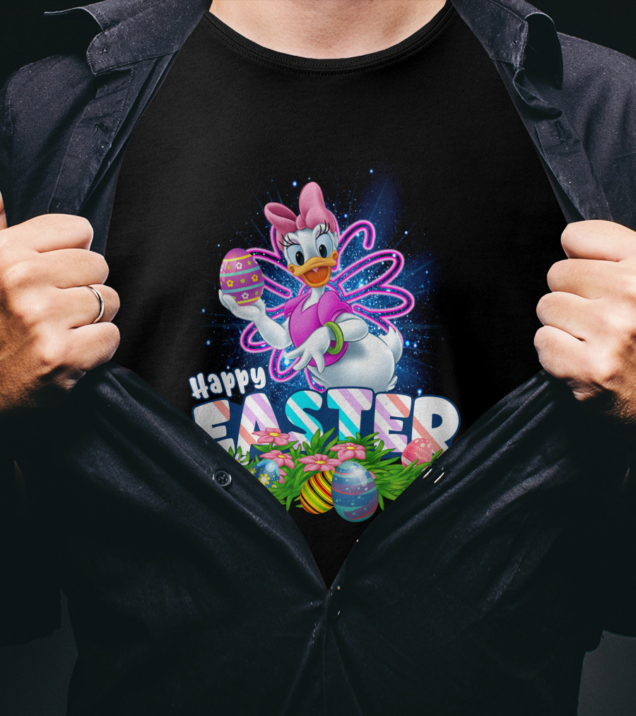 Happy Easter Daisy Duck Easter Eggs T-Shirt