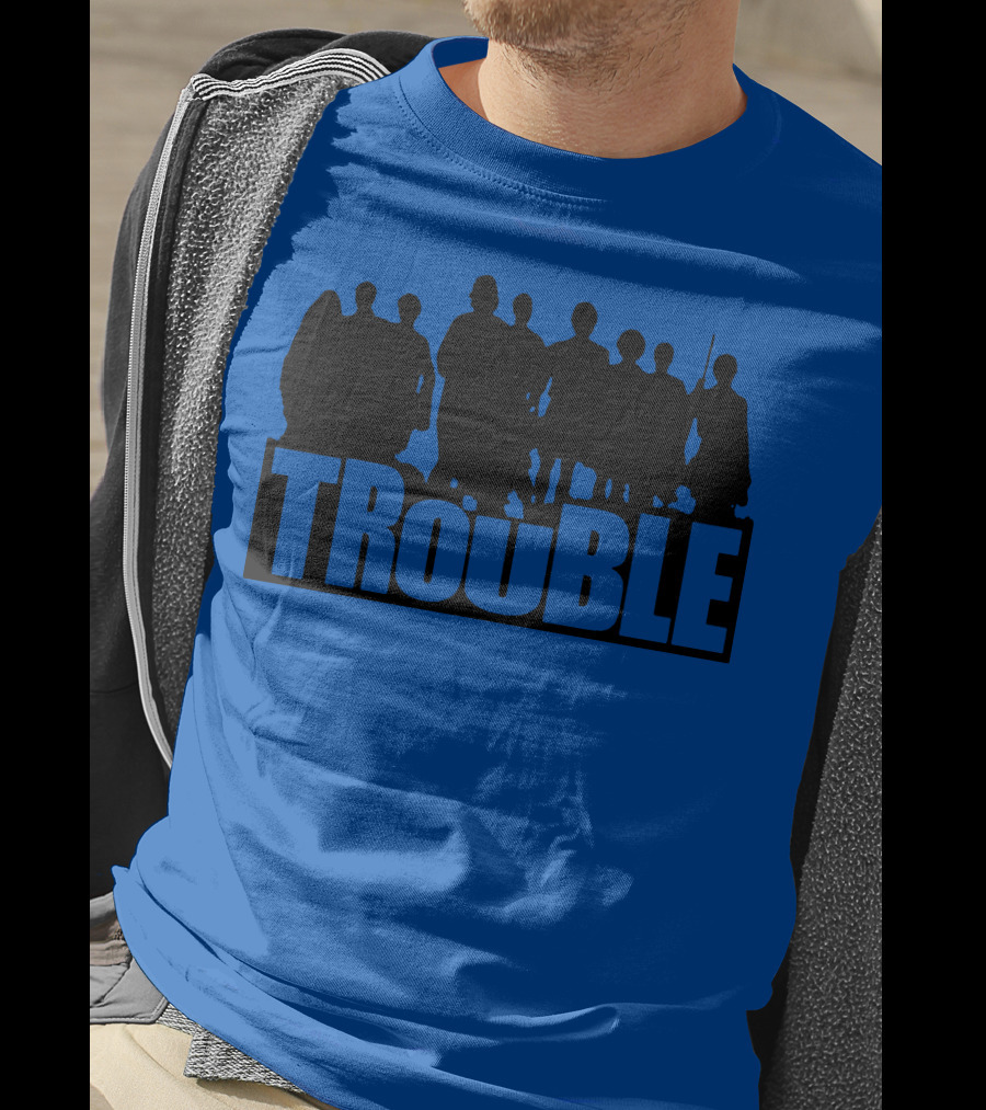 TROUBLE Silhouettes Ensemble T-Shirt