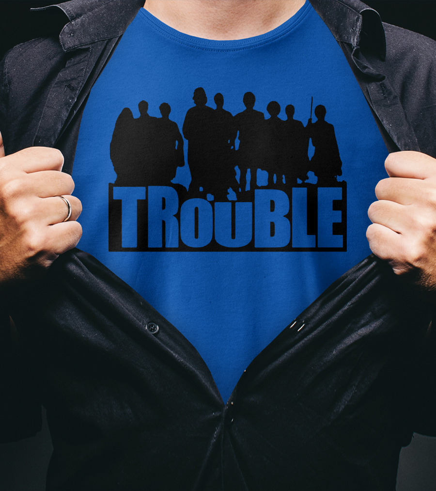 TROUBLE Silhouettes Ensemble T-Shirt
