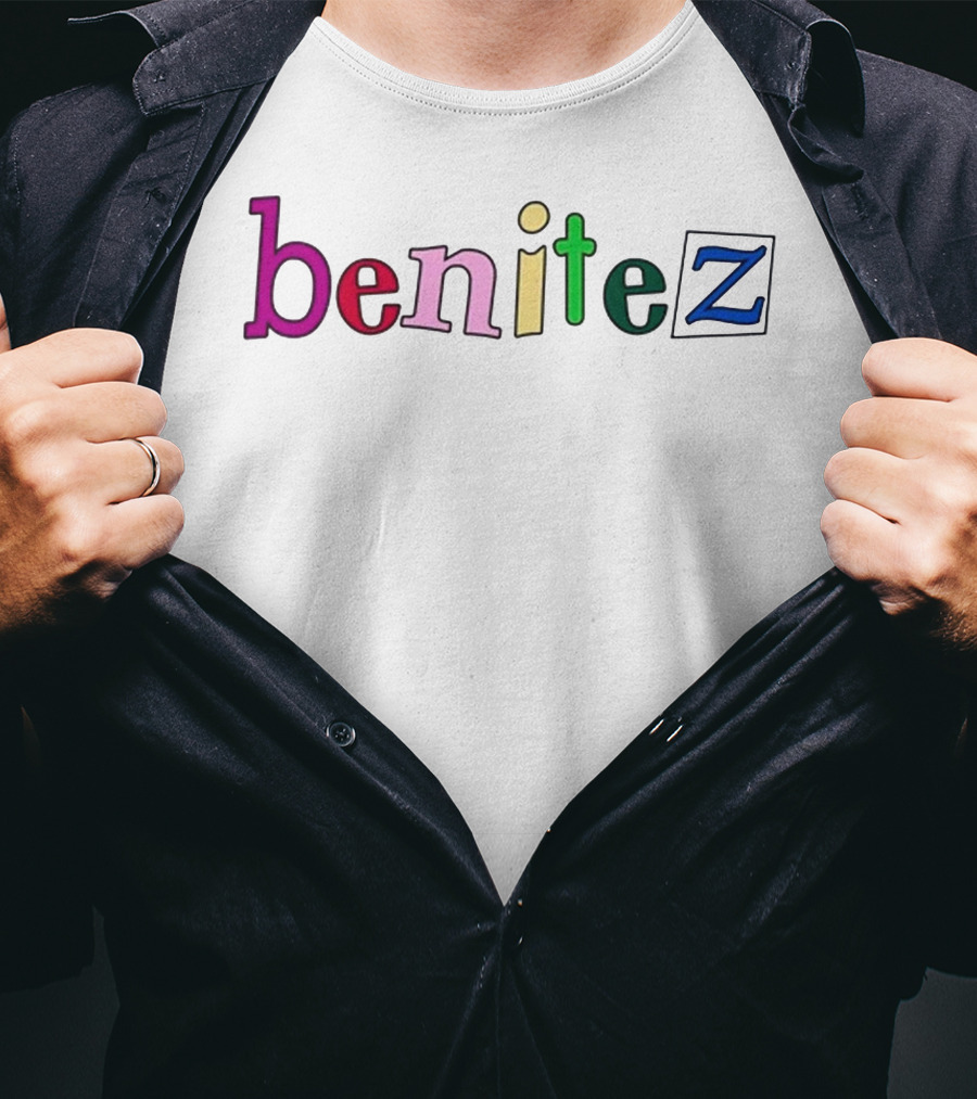 Benitez Rainbow Alphabet Letters T-Shirt
