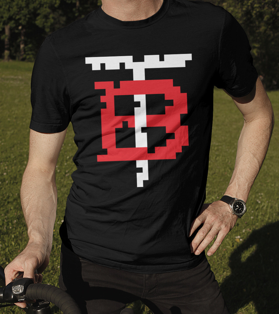 Good Game Black Tfb Block Pixelated T-Shirt