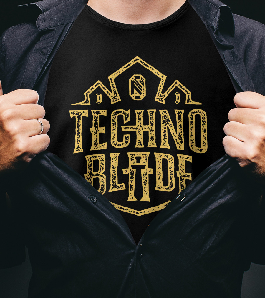 Technoblade Gilded Blade House Crest T-Shirt