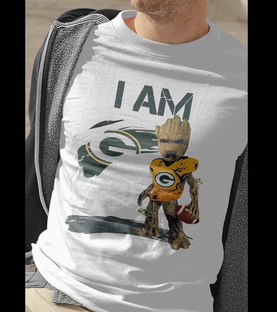 I Am Groot Green Bay Packers Football T-Shirt