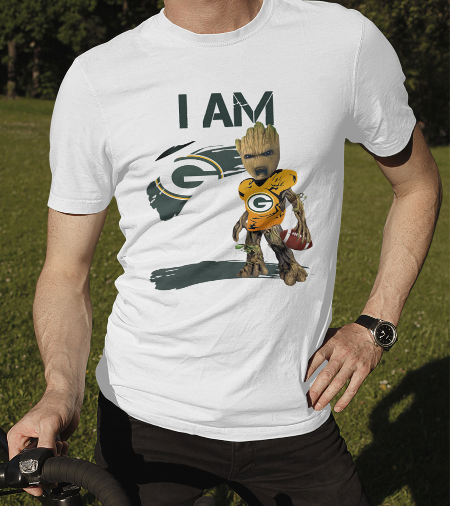 I Am Groot Green Bay Packers Football T-Shirt