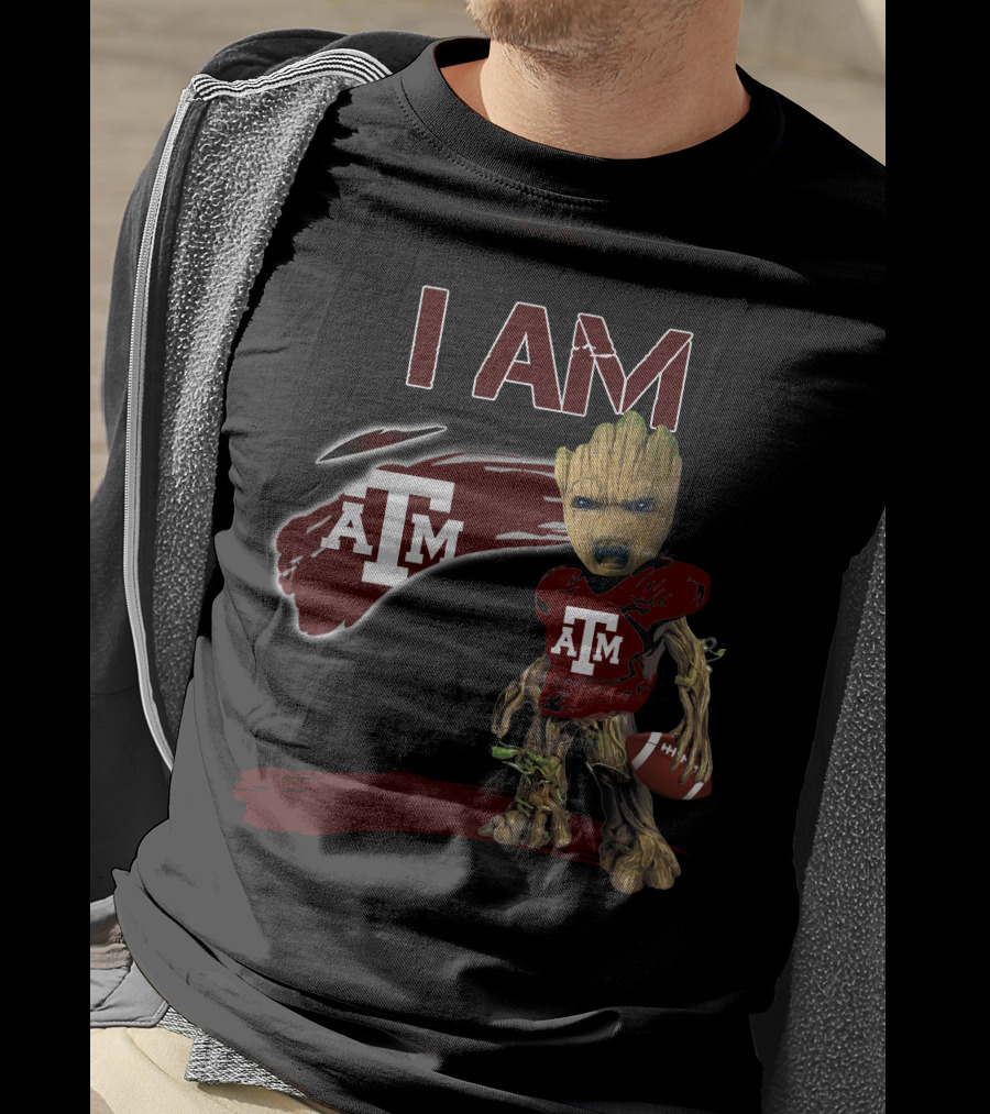I AM Texas A&M Football Groot T-Shirt