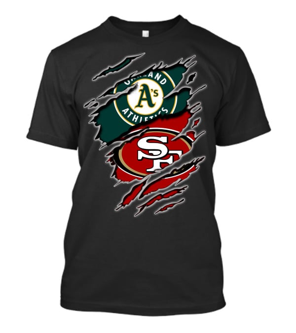 Oakland Athletics San Francisco 49ers Split T-Shirt