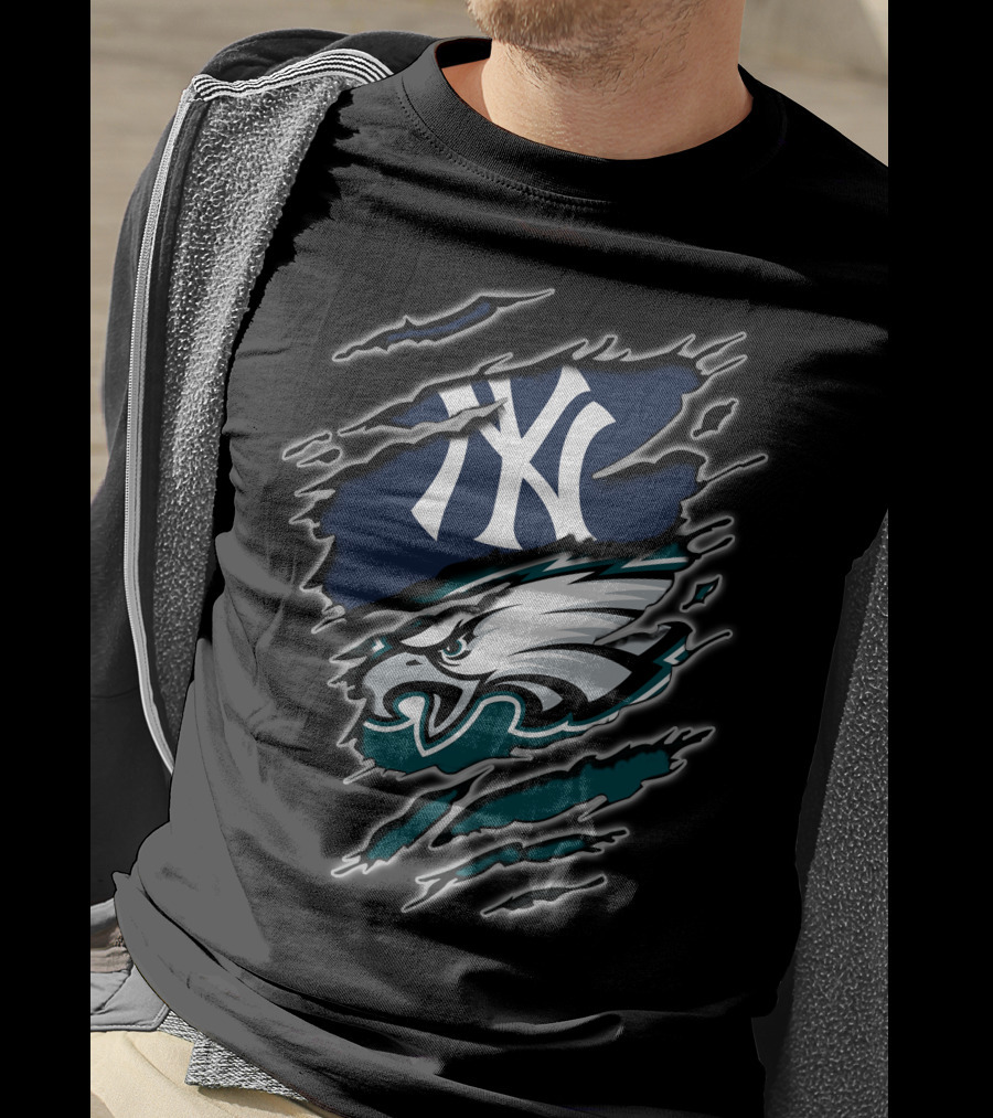 Yankees Eagles Crossover Fan T-Shirt