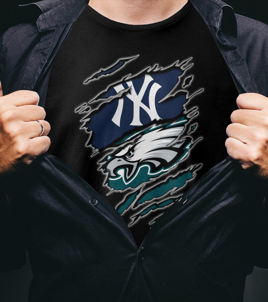 Yankees Eagles Crossover Fan T-Shirt