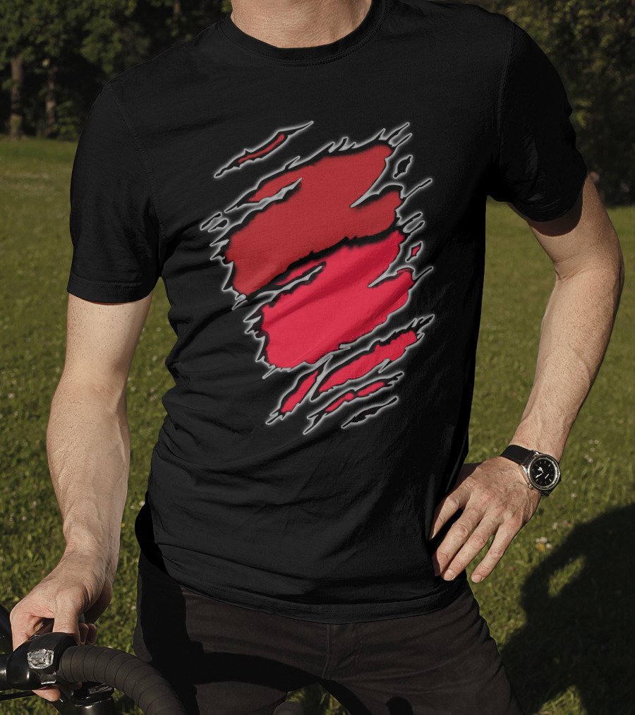 Chief Cardi Red Claw Marks T-Shirt