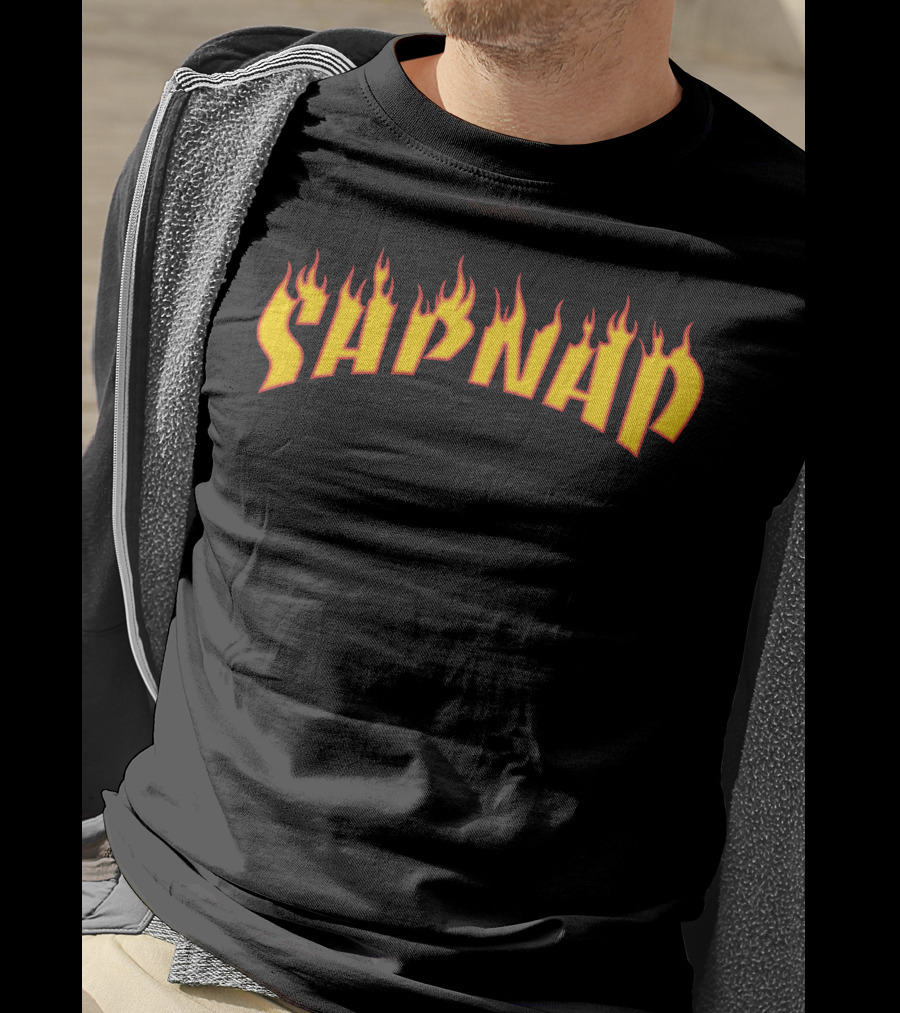Sapnap Fire Pixel Art Flames T-Shirt