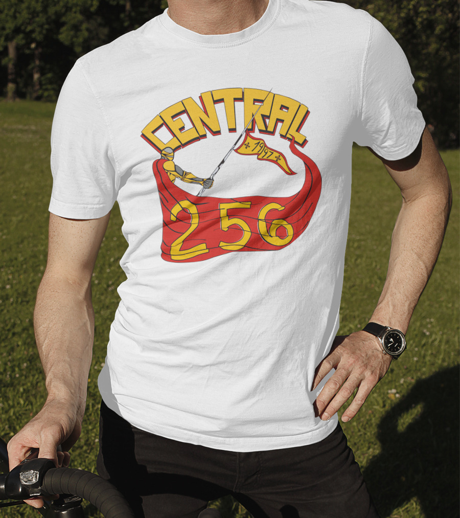 CENTRAL 256 1977 Sword And Banner T-Shirt