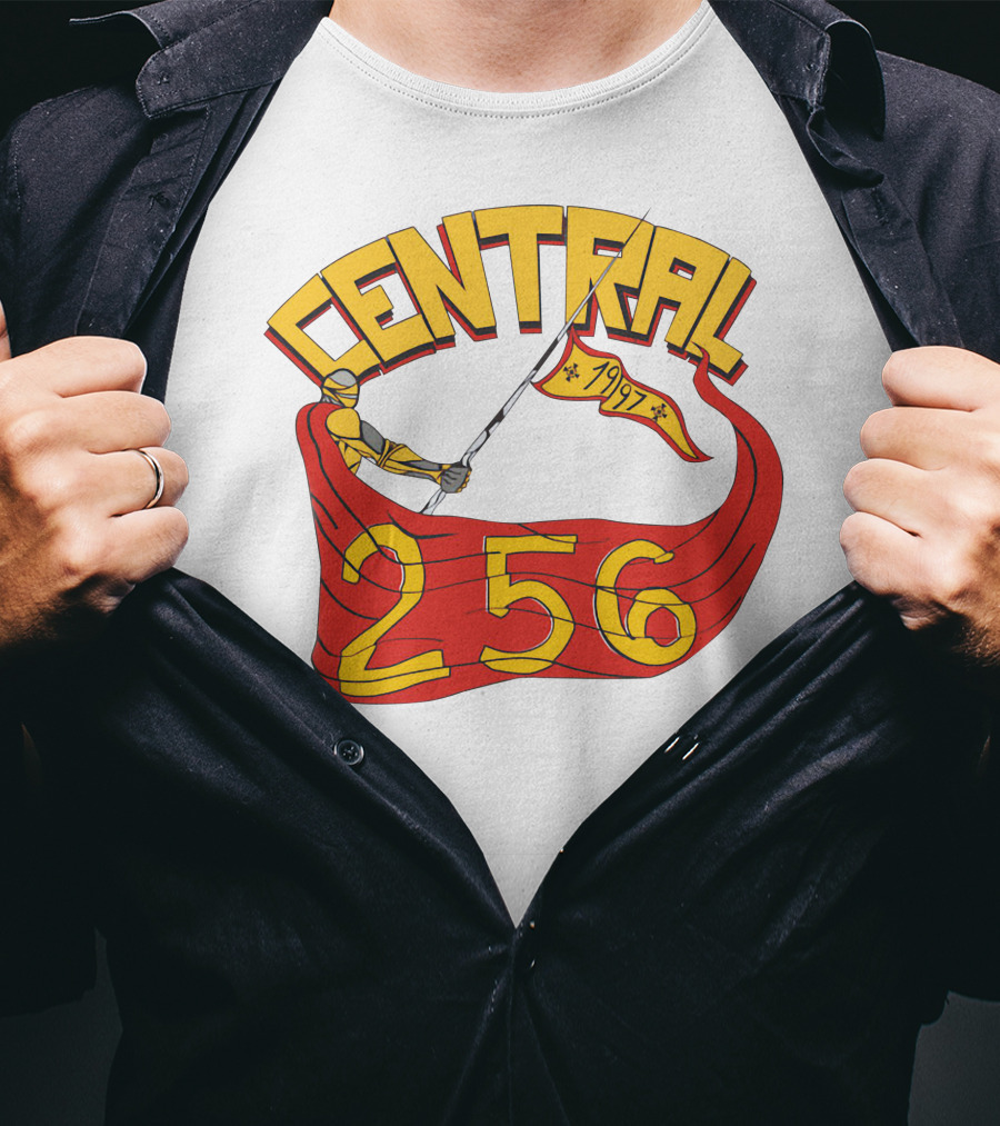CENTRAL 256 1977 Sword And Banner T-Shirt