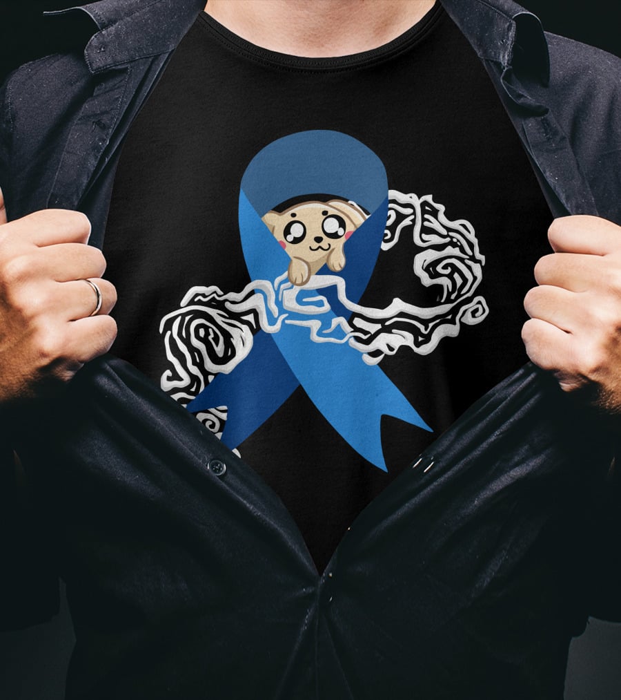 Light In The Fog Blue Ribbon Dog Collab T-Shirt