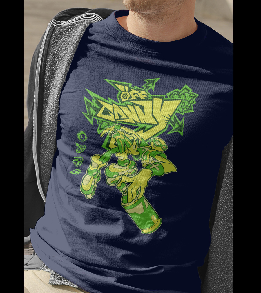 OFFCANNY New Merch Street Art Robot Graffiti T-Shirt