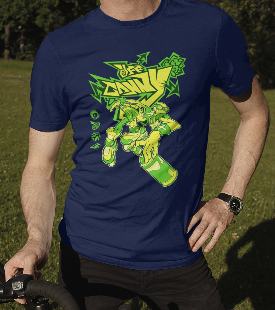 OFFCANNY New Merch Street Art Robot Graffiti T-Shirt