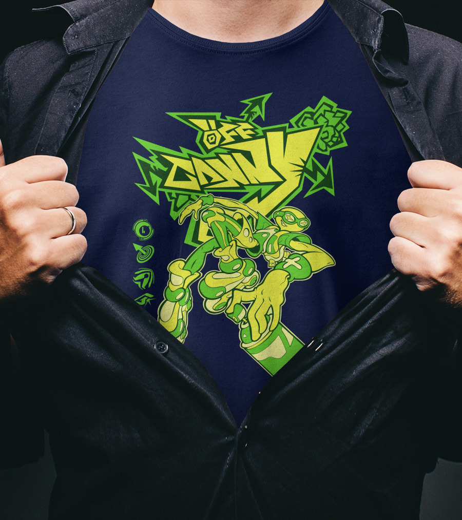 OFFCANNY New Merch Street Art Robot Graffiti T-Shirt