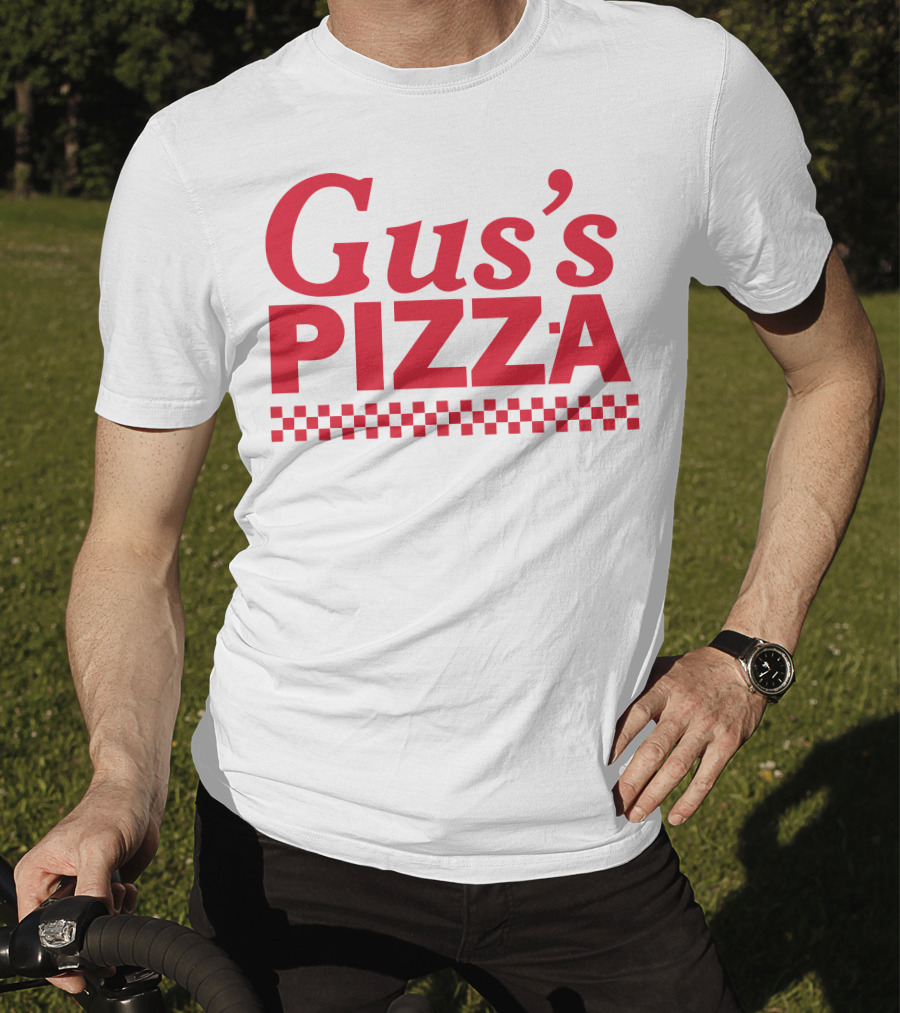 Gus's Pizza Checkered T-Shirt