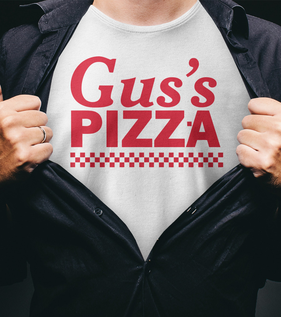Gus's Pizza Checkered T-Shirt