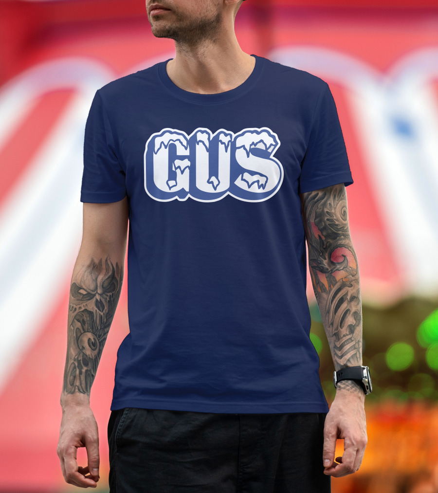 Gus Johnson Merch Ice Font T-Shirt