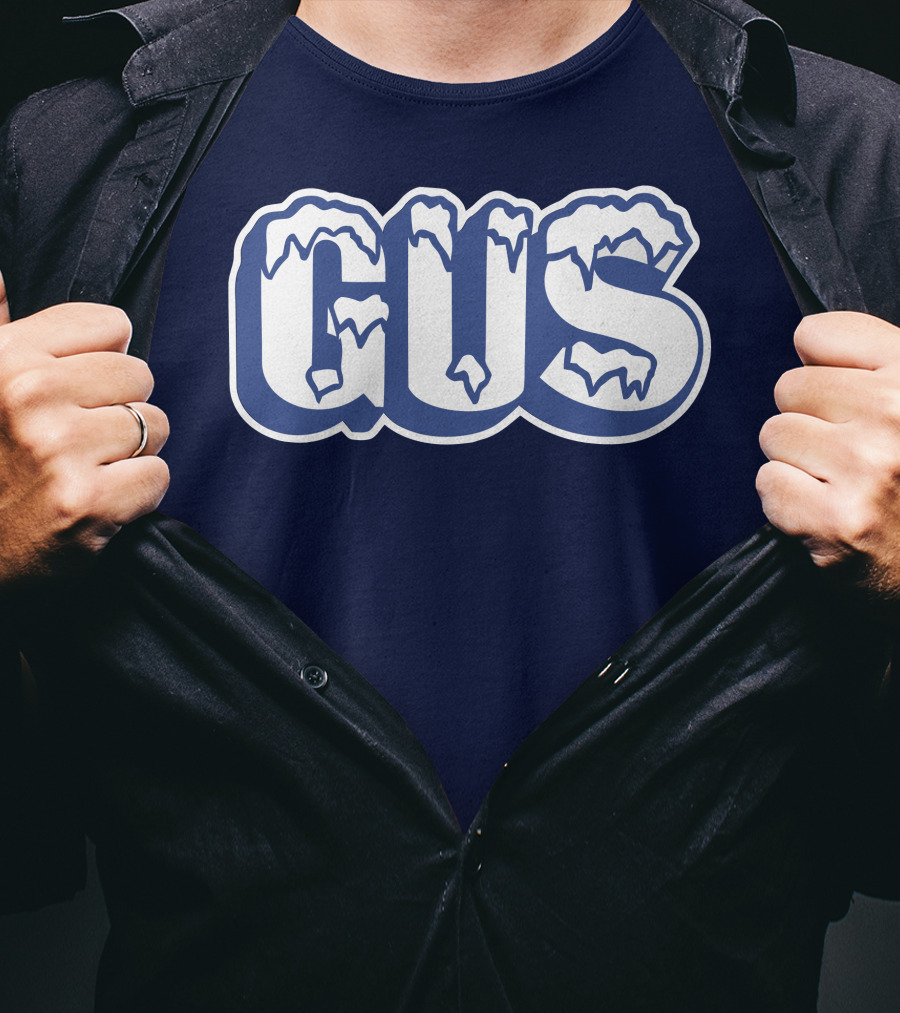Gus Johnson Merch Ice Font T-Shirt