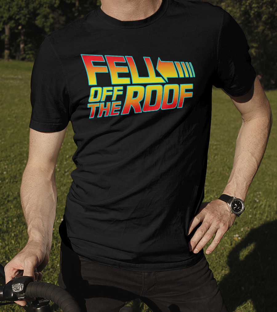 Fell Off The Roof Gus Johnson Shop Classic 80s T-Shirt