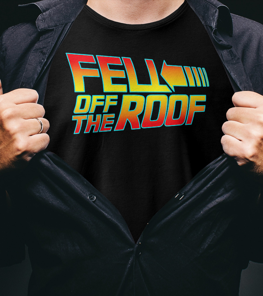 Fell Off The Roof Gus Johnson Shop Classic 80s T-Shirt