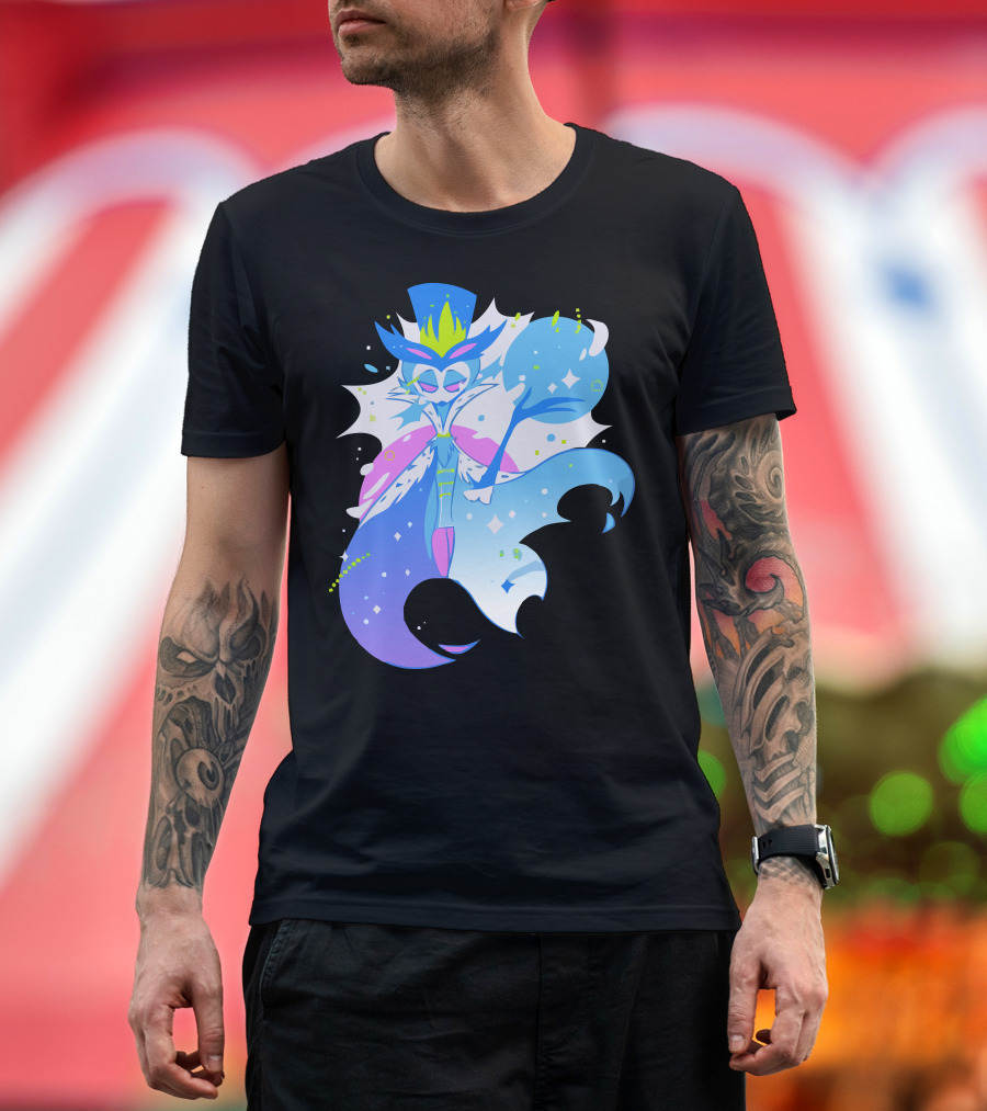 Hazbin Hotel New Merch Sir Pentious Vibrant Character T-Shirt