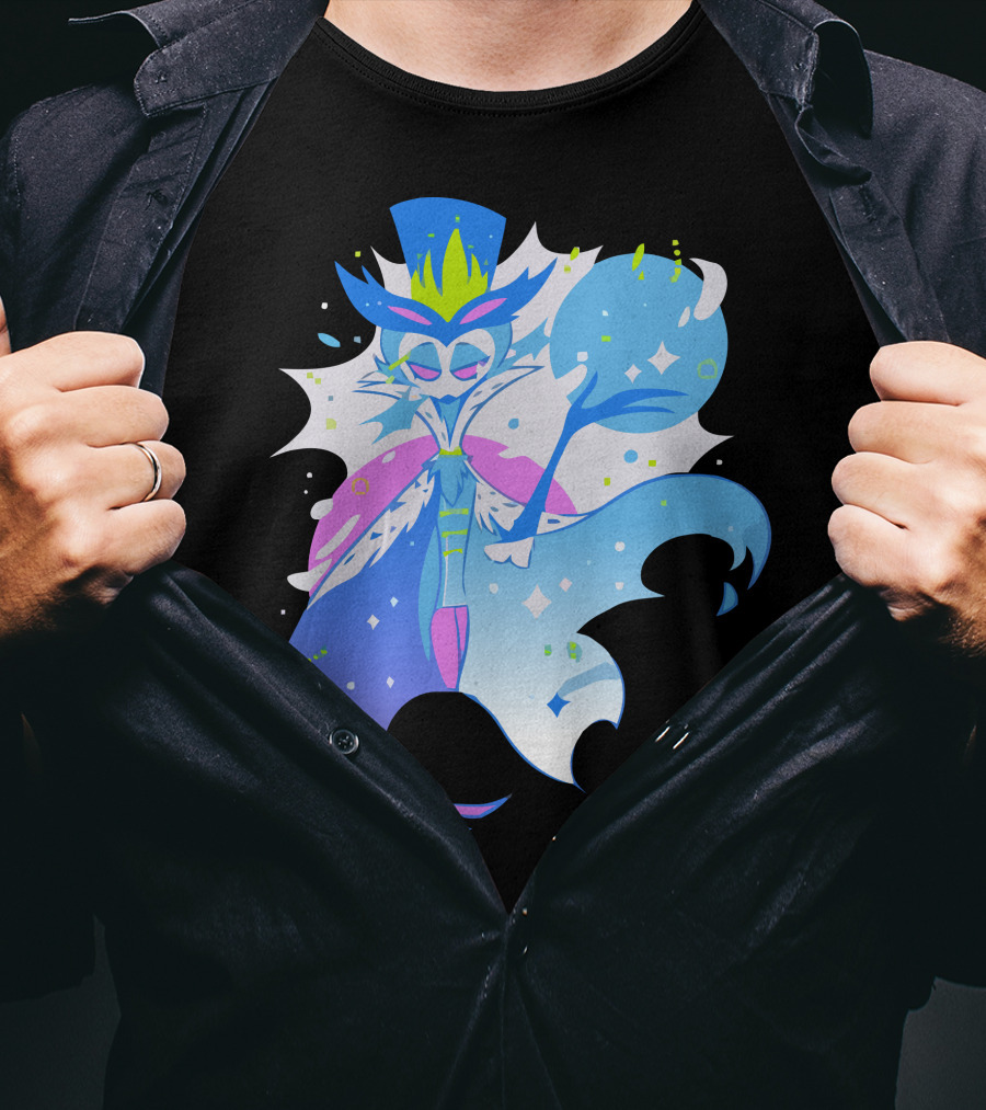 Hazbin Hotel New Merch Sir Pentious Vibrant Character T-Shirt