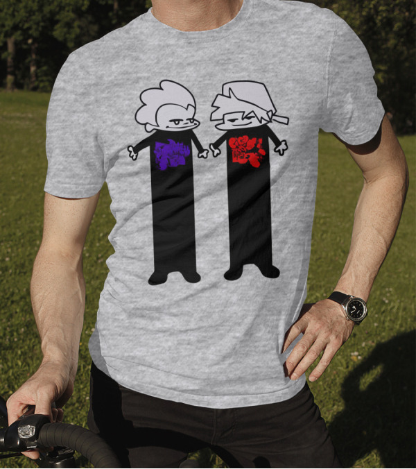 Sharkrobot Vivziepop Store Long Characters T-Shirt