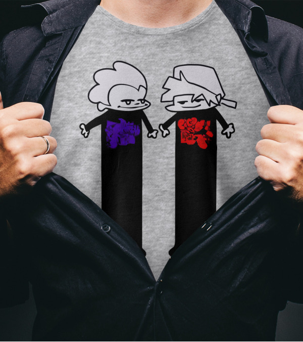 Sharkrobot Vivziepop Store Long Characters T-Shirt