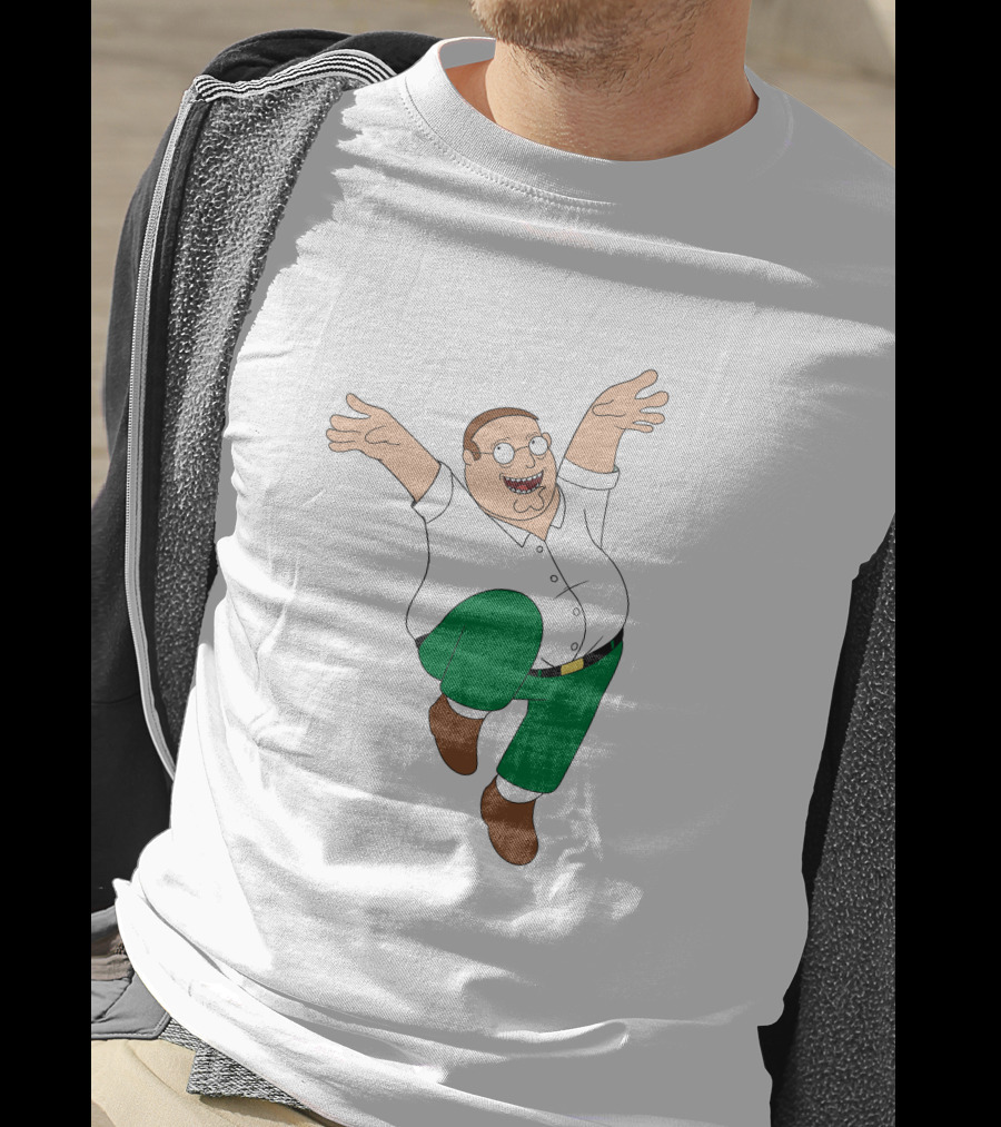Peter Griffin Dancing In Rick And Morty T-Shirt