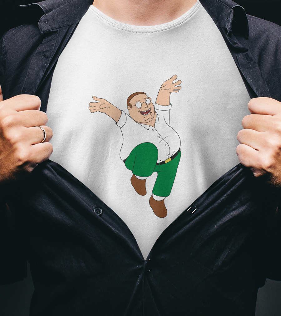 Peter Griffin Dancing In Rick And Morty T-Shirt