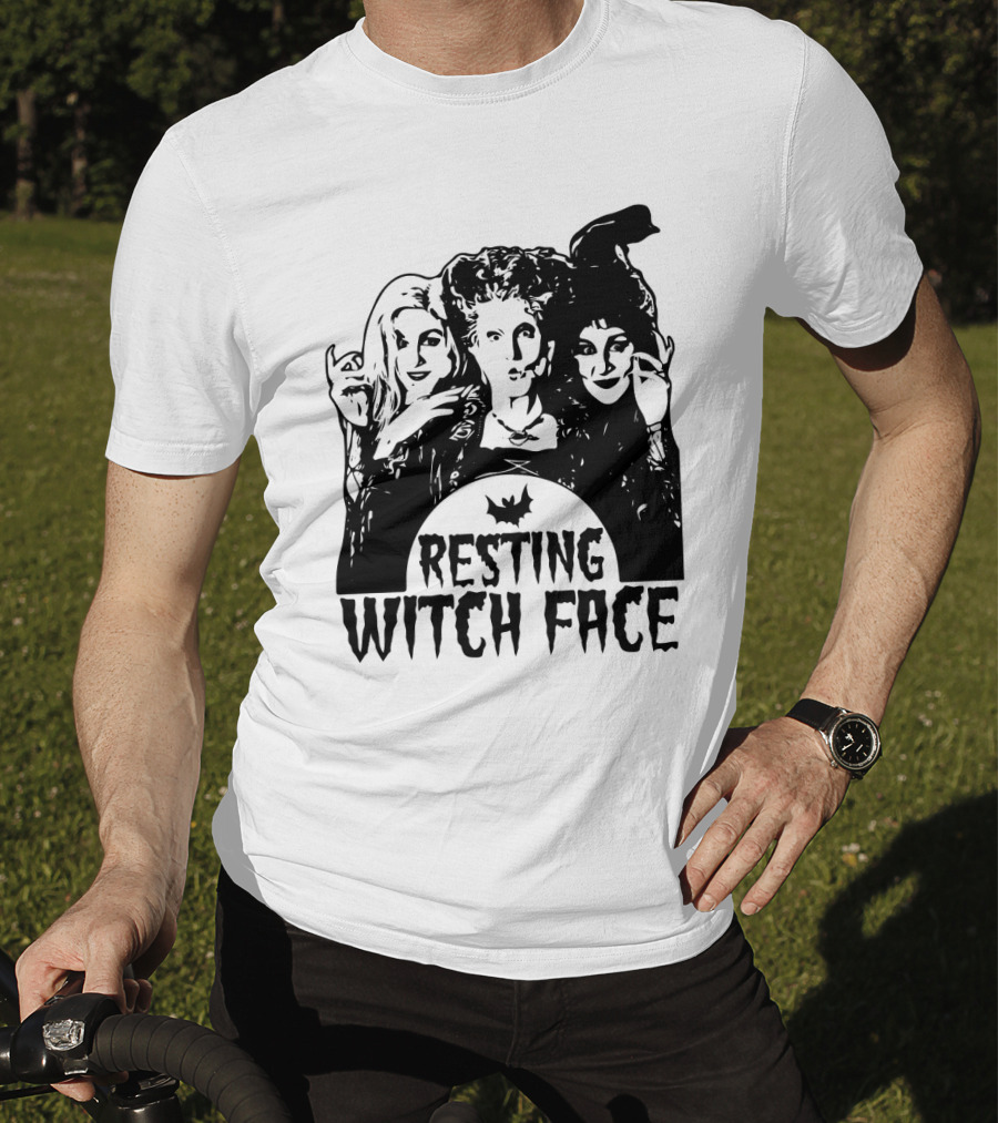 Resting Witch Face Sanderson Sisters Halloween Trio T-Shirt