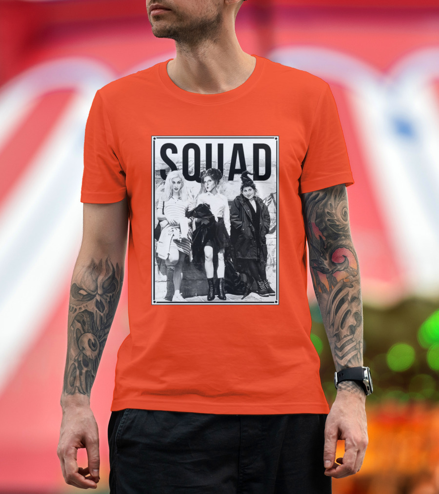 Squad Black and White Trio Vintage Style Hocus Pocus Aesthetic T-Shirt
