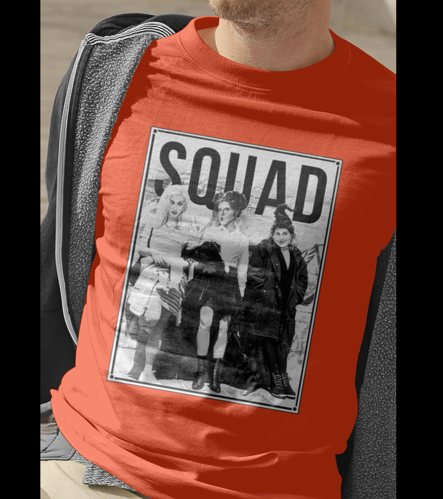 Squad Black And White Trio Vintage Style Hocus Pocus Aesthetic T-Shirt