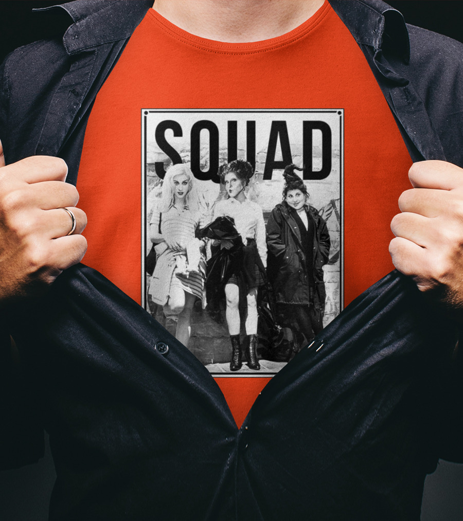 Squad Black And White Trio Vintage Style Hocus Pocus Aesthetic T-Shirt
