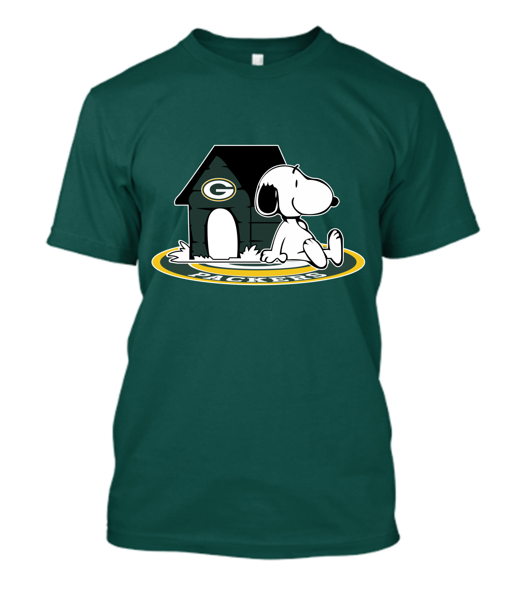 Green Bay Packers Football Fan Now And Forever Peanuts Snoopy T-Shirt