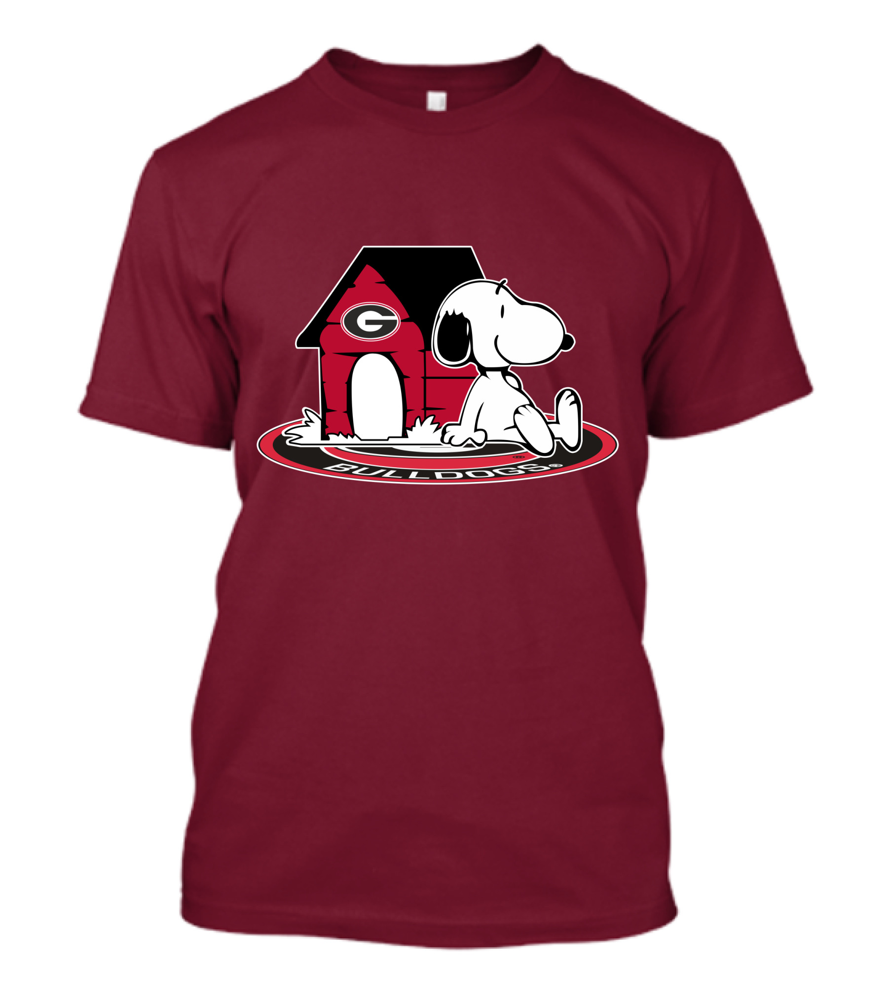 Snoopy Bulldogs Georgia Football Fan Now And Forever T-Shirt