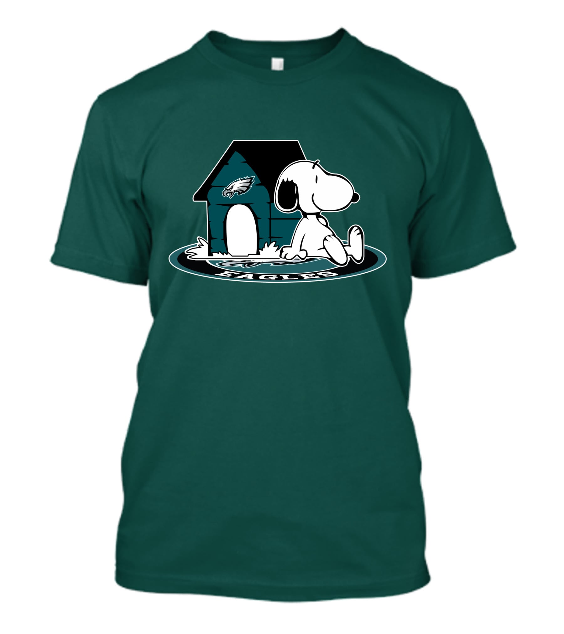 Snoopy Philadelphia Eagles Fan Now And Forever T-Shirt