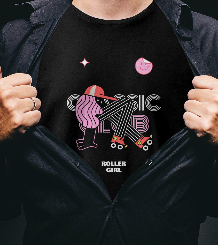 Classic Club Roller Girl T-Shirt