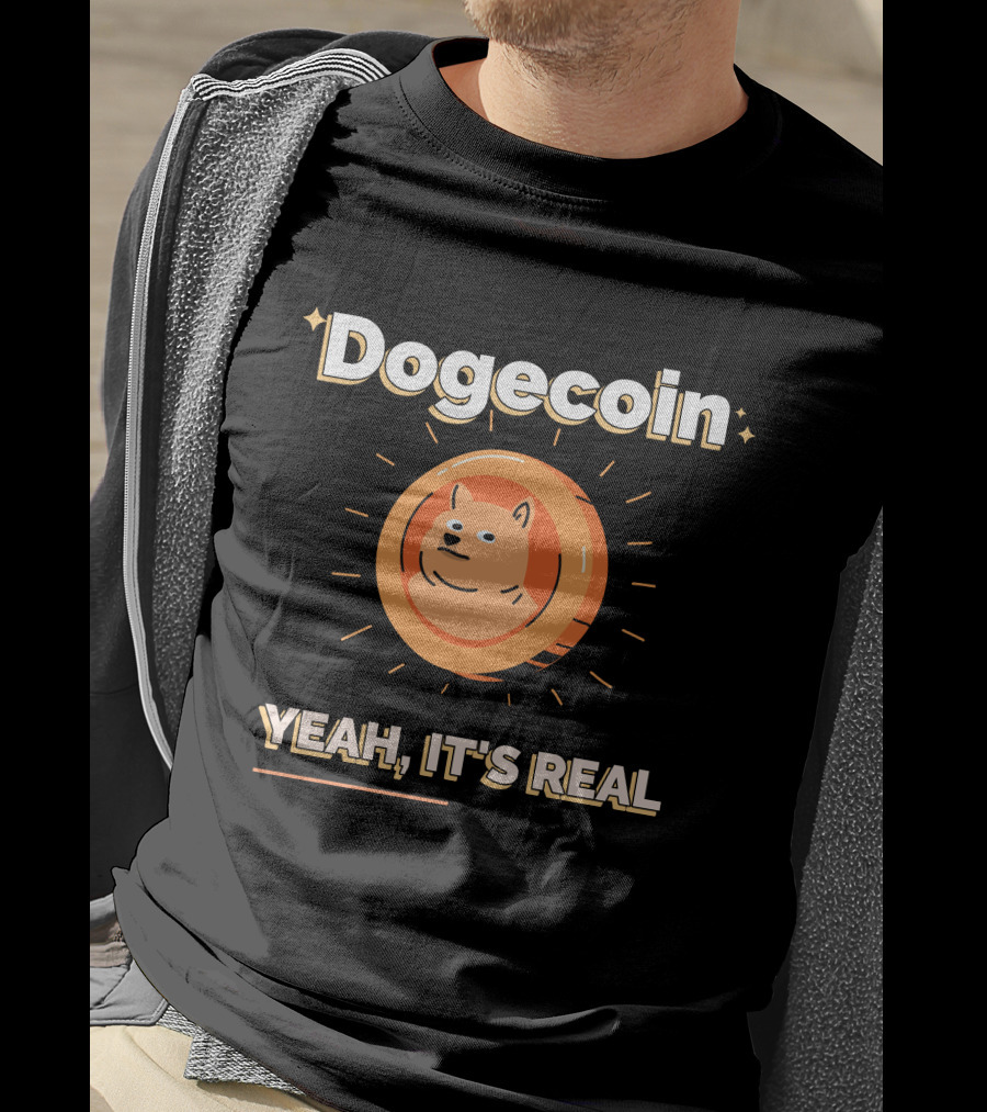 Dogecoin Yeah It's Real And It's Skyrocketing T-Shirt
