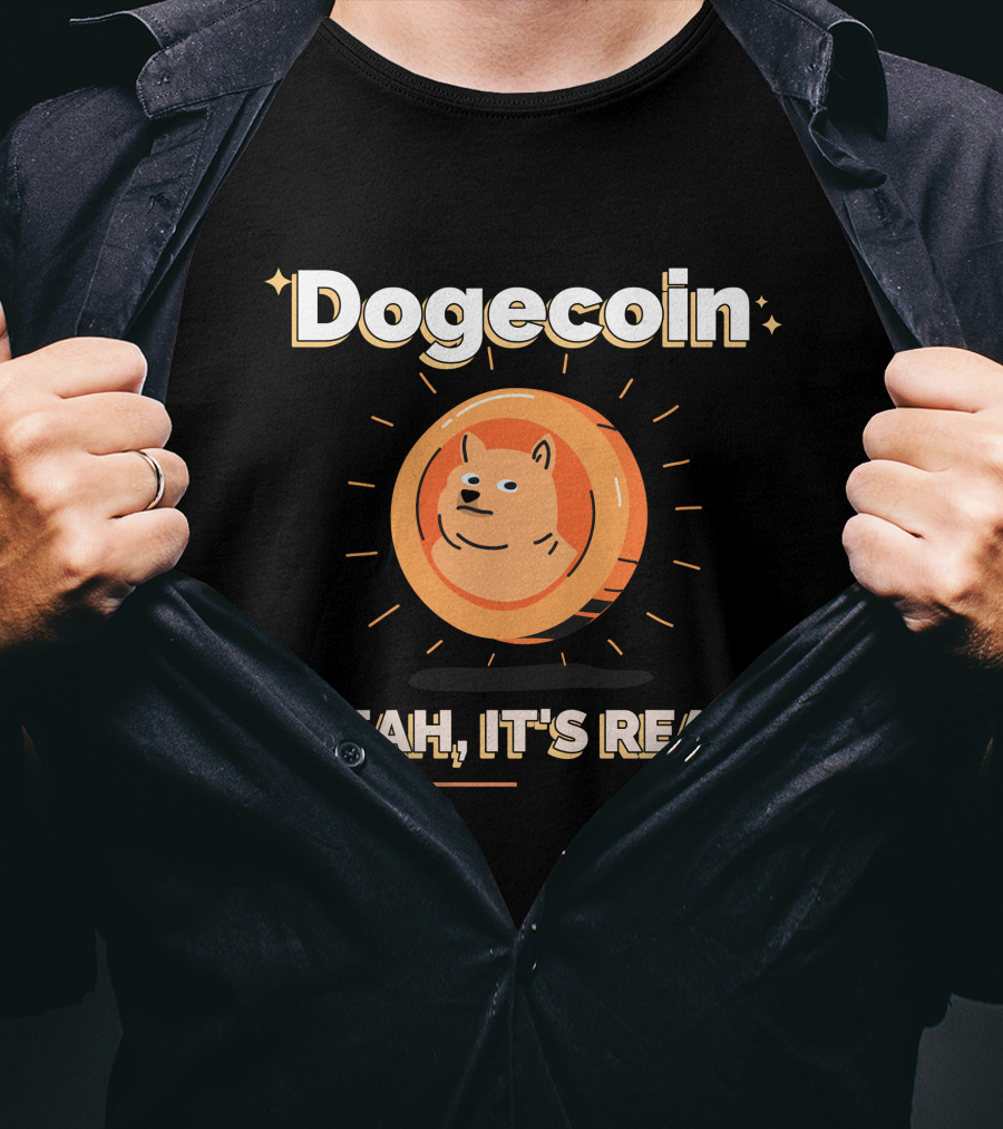Dogecoin Yeah It's Real And It's Skyrocketing T-Shirt